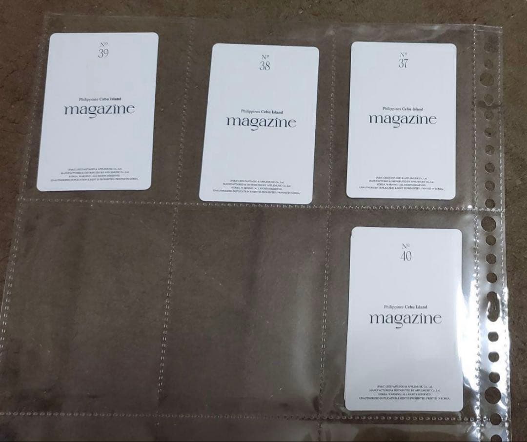 チャウヌ Magazine トレカ　 No1～40 コンプリート ASTRO