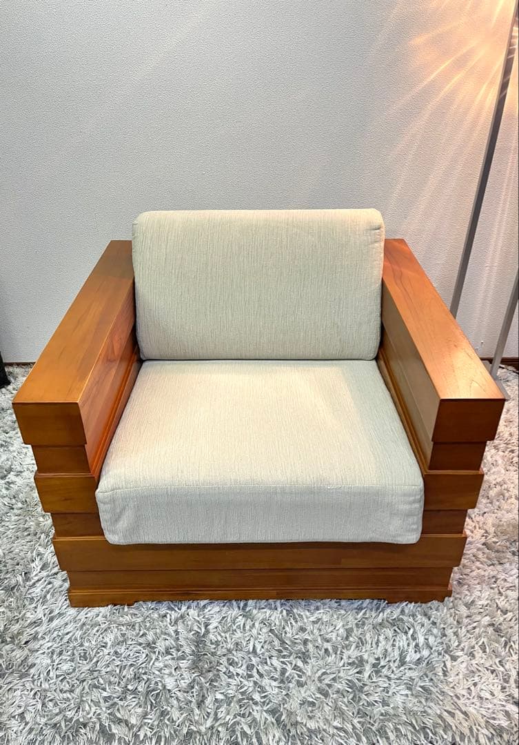 ♦︎参考価格　約180,000円♦︎ スキャンティーク　ソファ　チーク材　1P