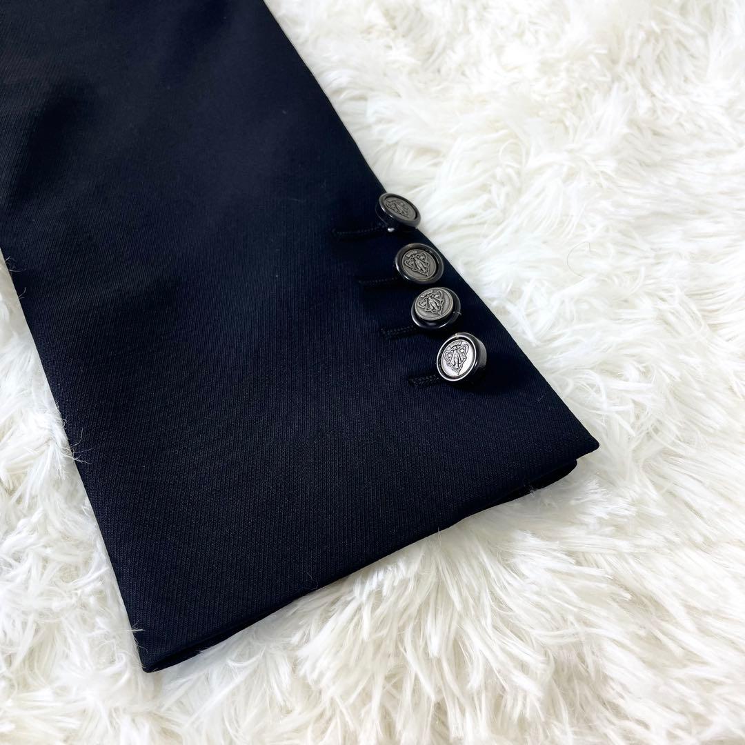 グッチ　GUCCI ホースビット　ジャケット　ブラック　黒　スカーフ柄