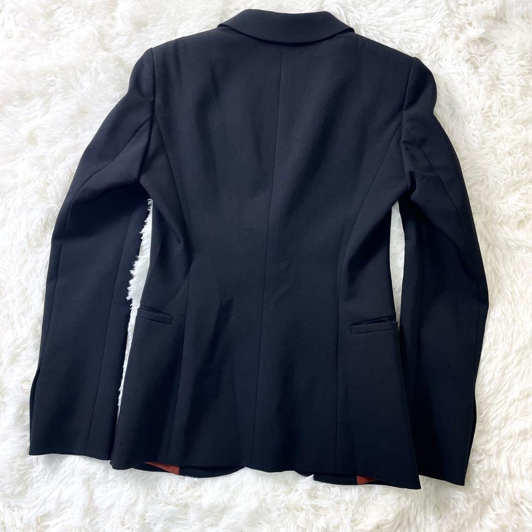 グッチ　GUCCI ホースビット　ジャケット　ブラック　黒　スカーフ柄