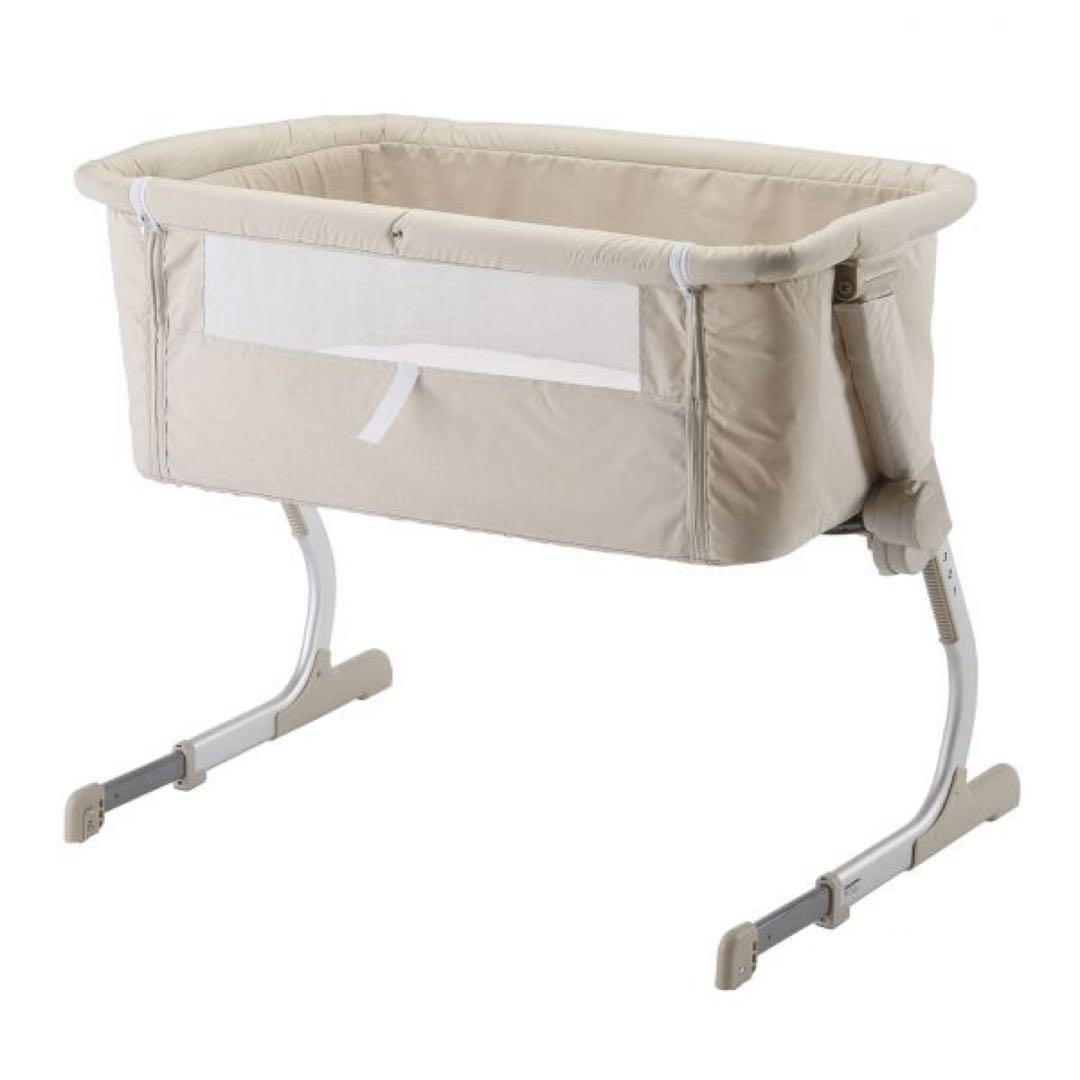 【美品】KATOJI ベッドサイドベッド Soine(ベージュ)