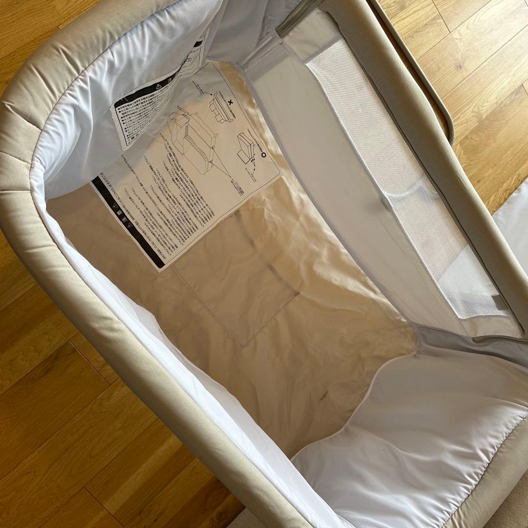 【美品】KATOJI ベッドサイドベッド Soine(ベージュ)