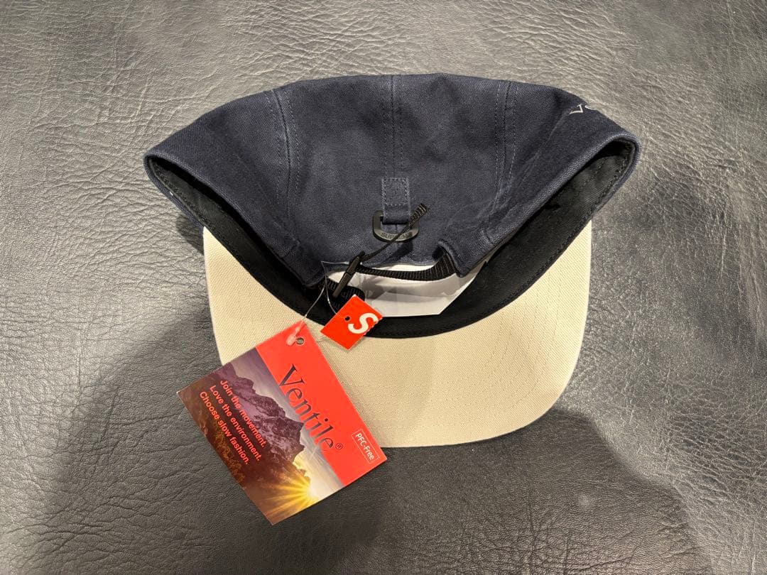 帽子 supreme Ventile Camp Cap Navy