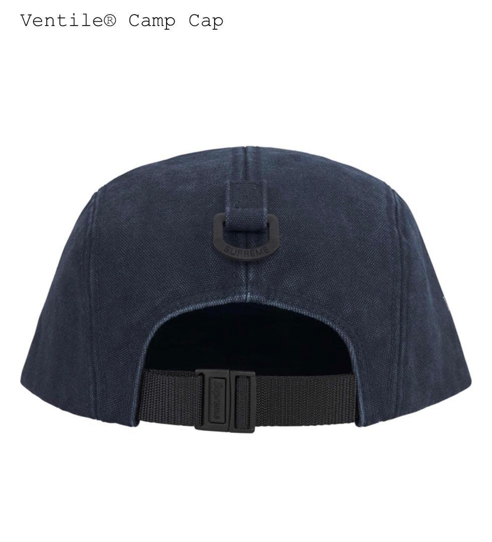 帽子 supreme Ventile Camp Cap Navy