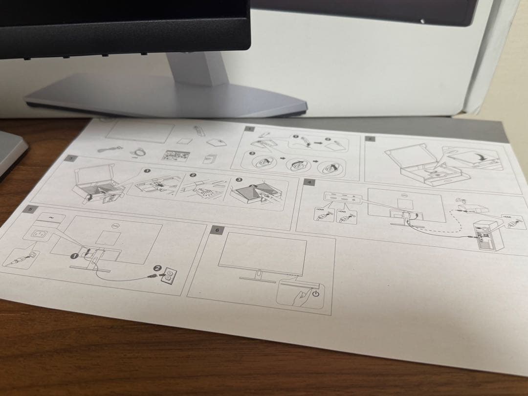 DELL モニター S2421H 本体 電源ケーブル付