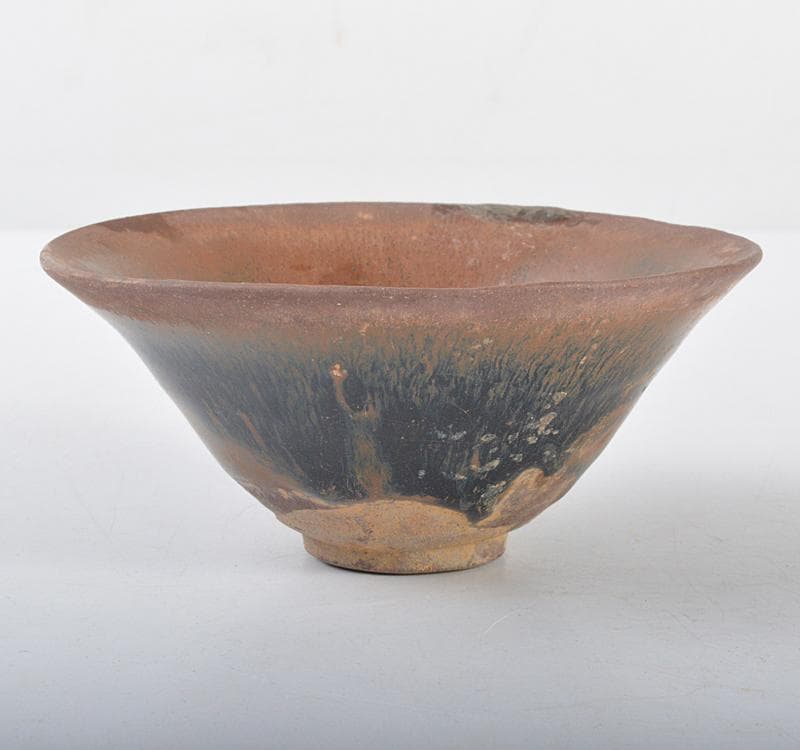 中国　南宋　建窯　兎毫盞　禾目天目茶碗　M R4304