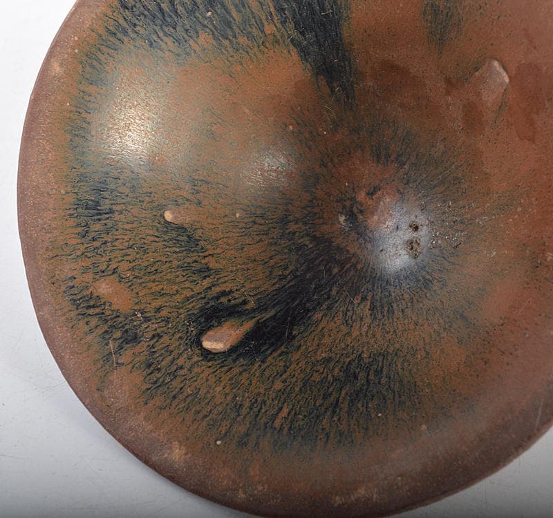 中国　南宋　建窯　兎毫盞　禾目天目茶碗　M R4304