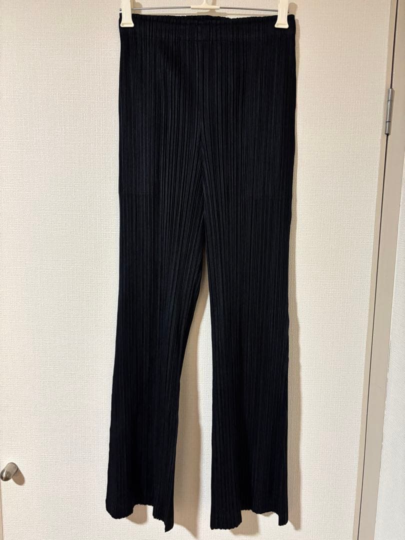 PEATS PLEASE ブラック パンタロンパンツ