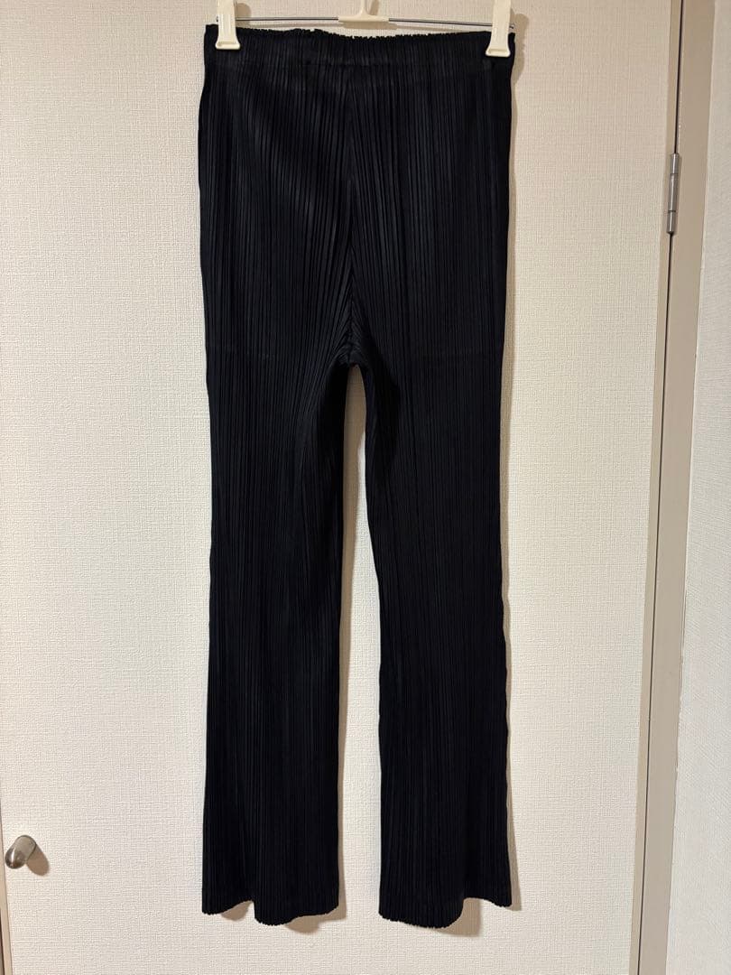 PEATS PLEASE ブラック パンタロンパンツ