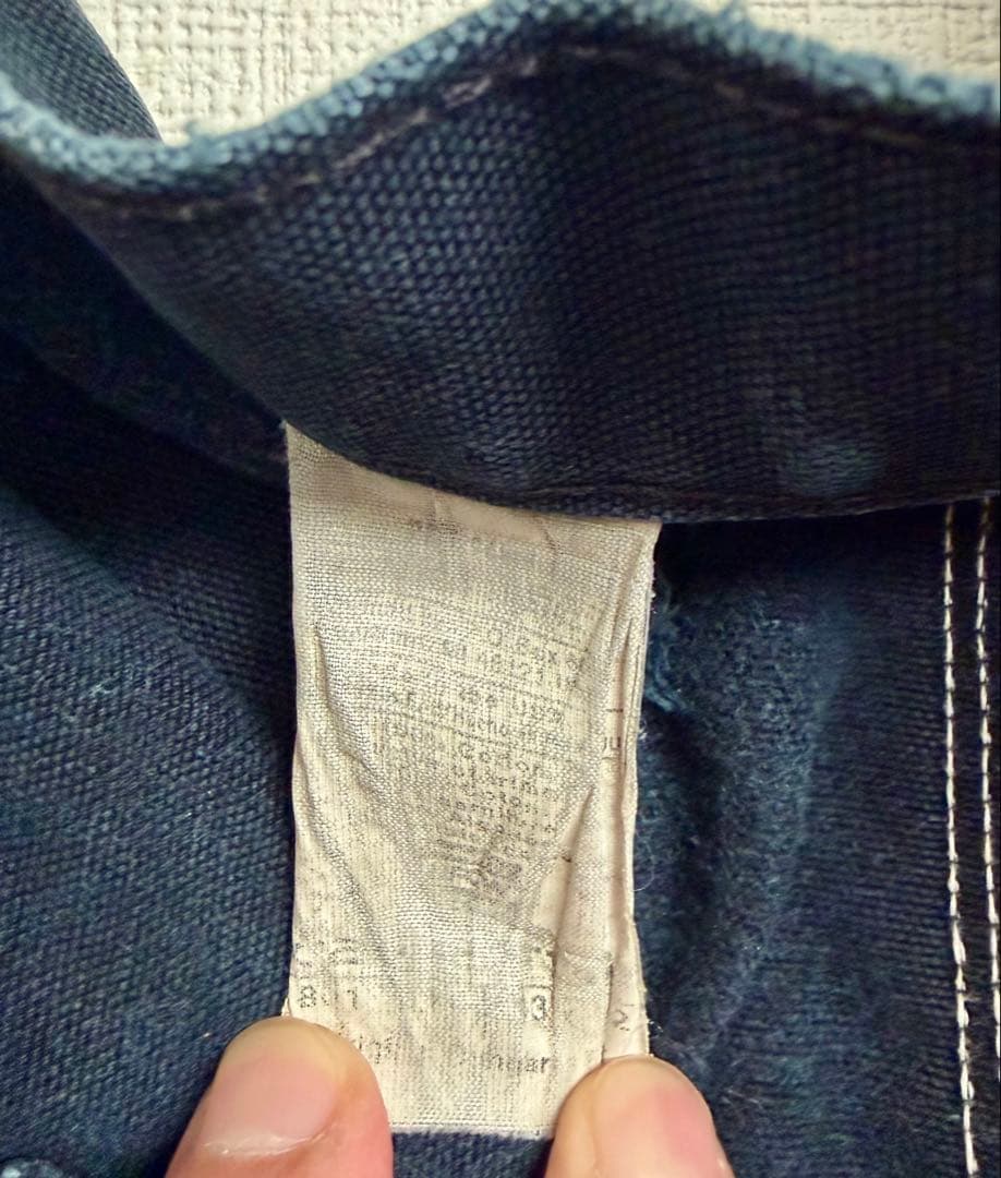 超スペシャル 33X32 W33 カーハート ダブルニー パンツ ブラック 黒