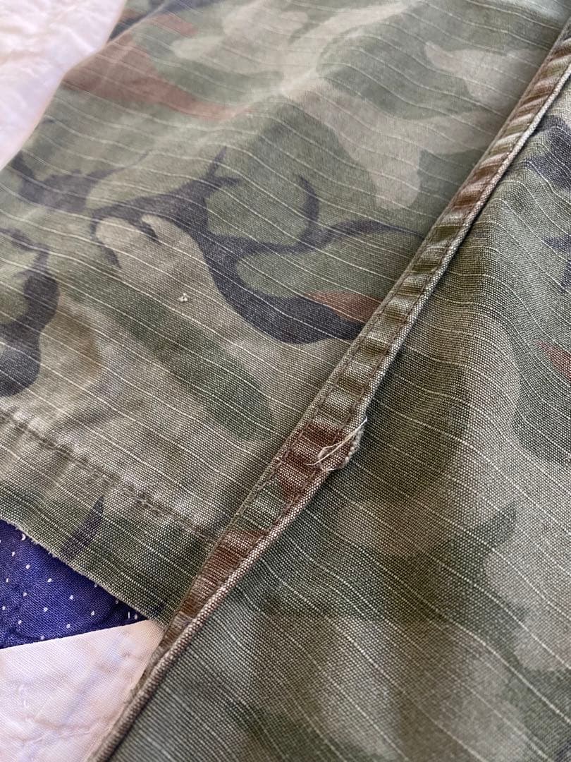 60s 70sビンテージ シビリアンリーフカモ　ハンティングジャケット