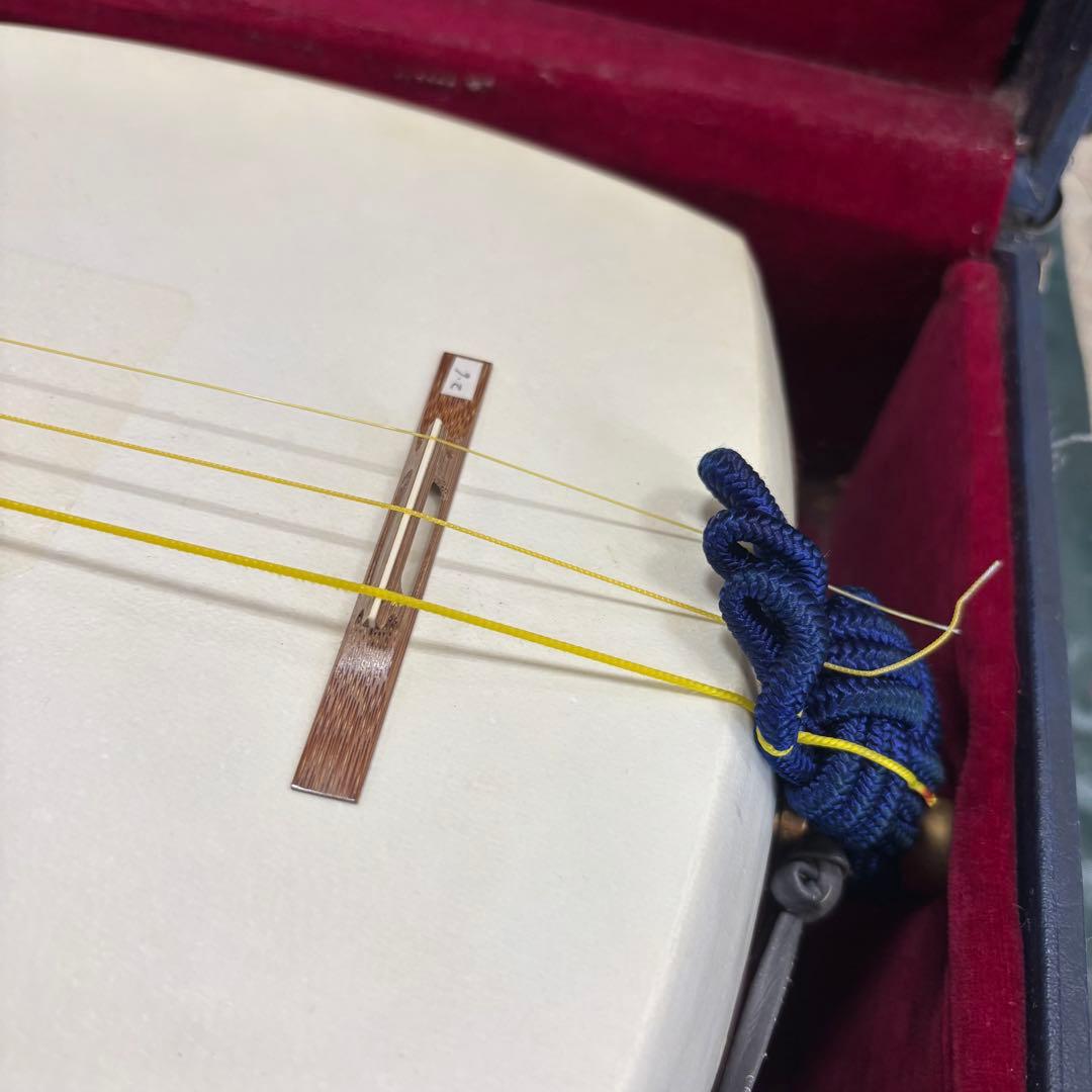 し*丸様 三味線 亀甲柄 ケース付き