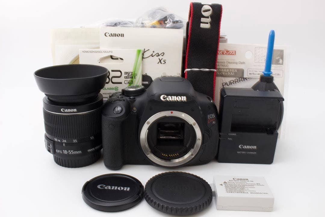 Canon EOS Kiss X5 レンズキット　スマホ転送　回転モニター　美品