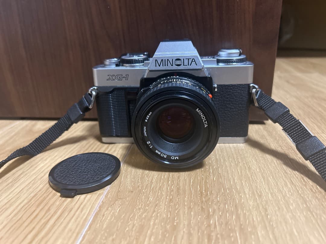ミノルタ XG-1 フィルムカメラ+ MD 50mm f/2 レンズ