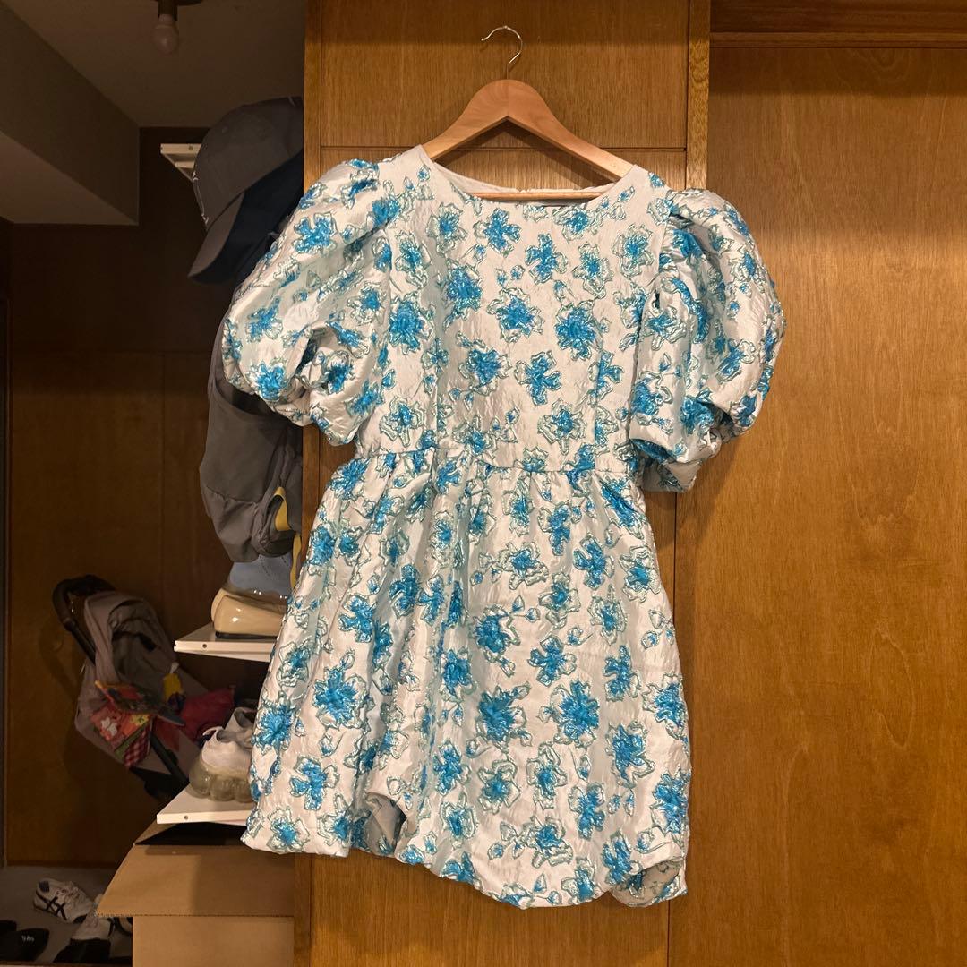 Sister Jane シスタージェーン　花柄 ジャガード ミニワンピース