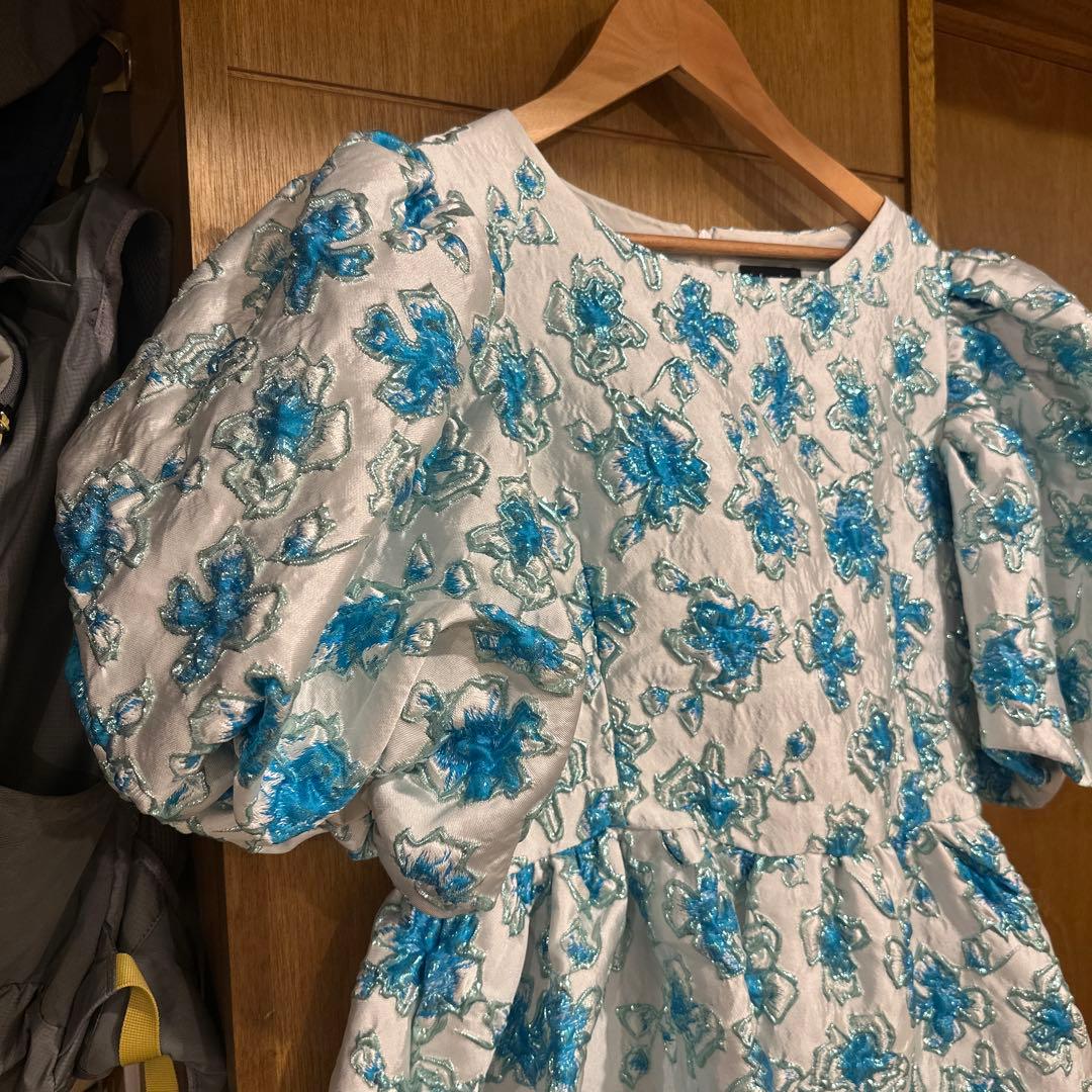 Sister Jane シスタージェーン　花柄 ジャガード ミニワンピース