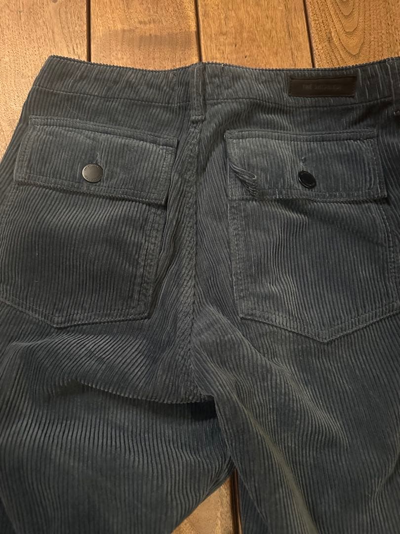 SHISHIKUI ネイビー コーデュロイ ワークパンツ サイズ30