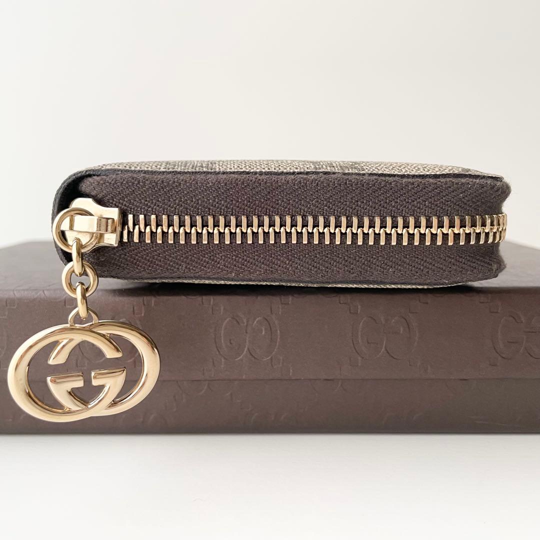グッチ GUCCI 長財布 GG GGスプリーム ブラウン 新品