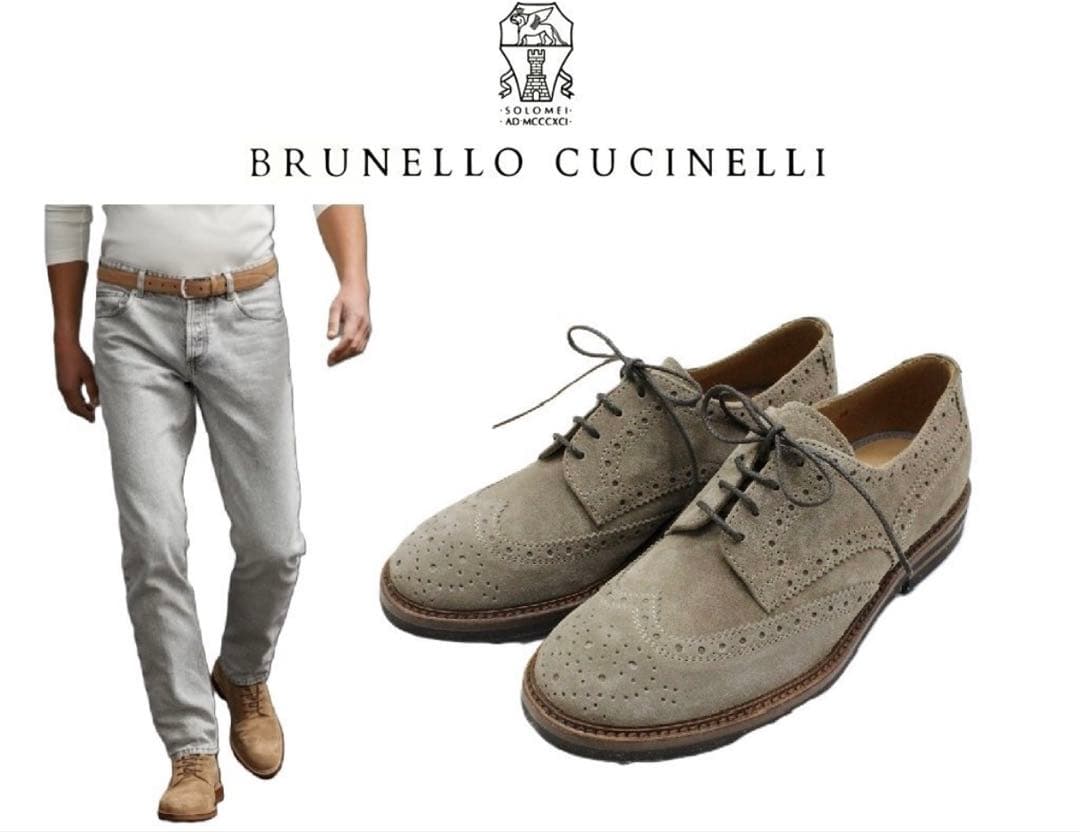 新品！BRUNELLO CUCINELLI スエード シューズ40