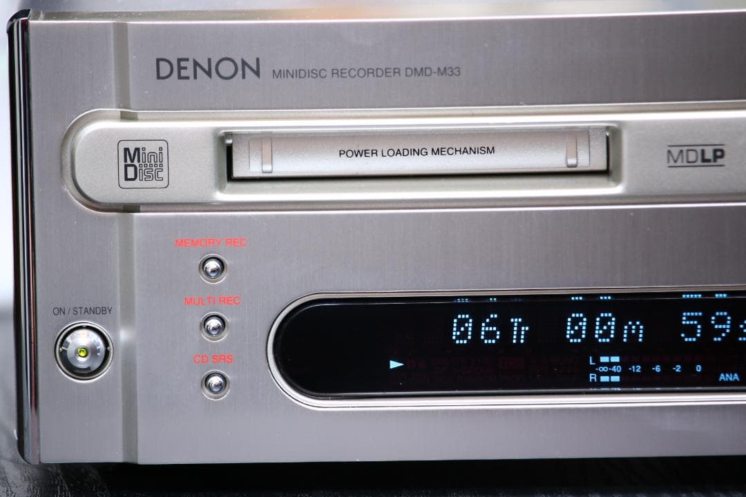DENON DMD-M33　MDデッキ　MDプレイヤー/レコーダー　完動品