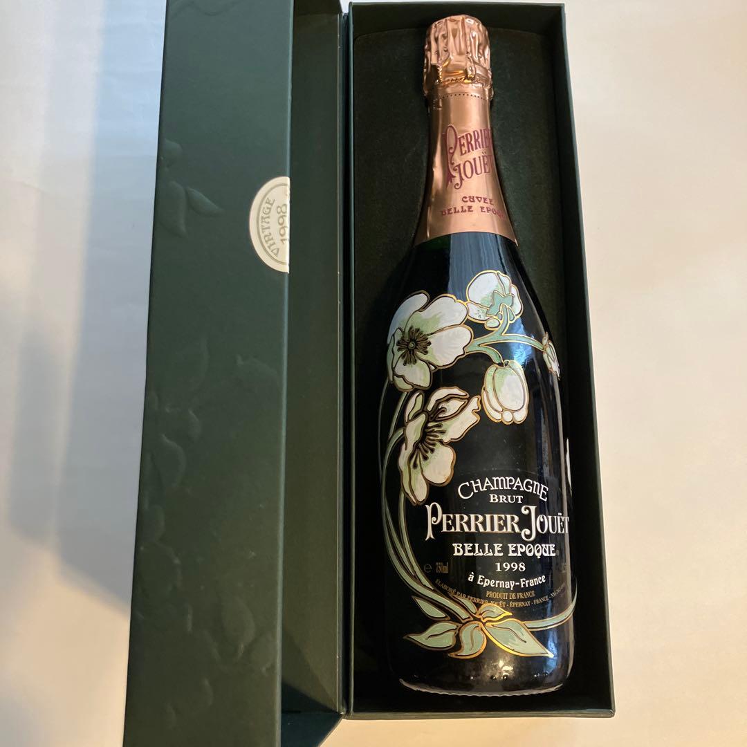 未開栓シャンパン　ペリエ　ジュエ　ベル　エポック1998 年　箱付き