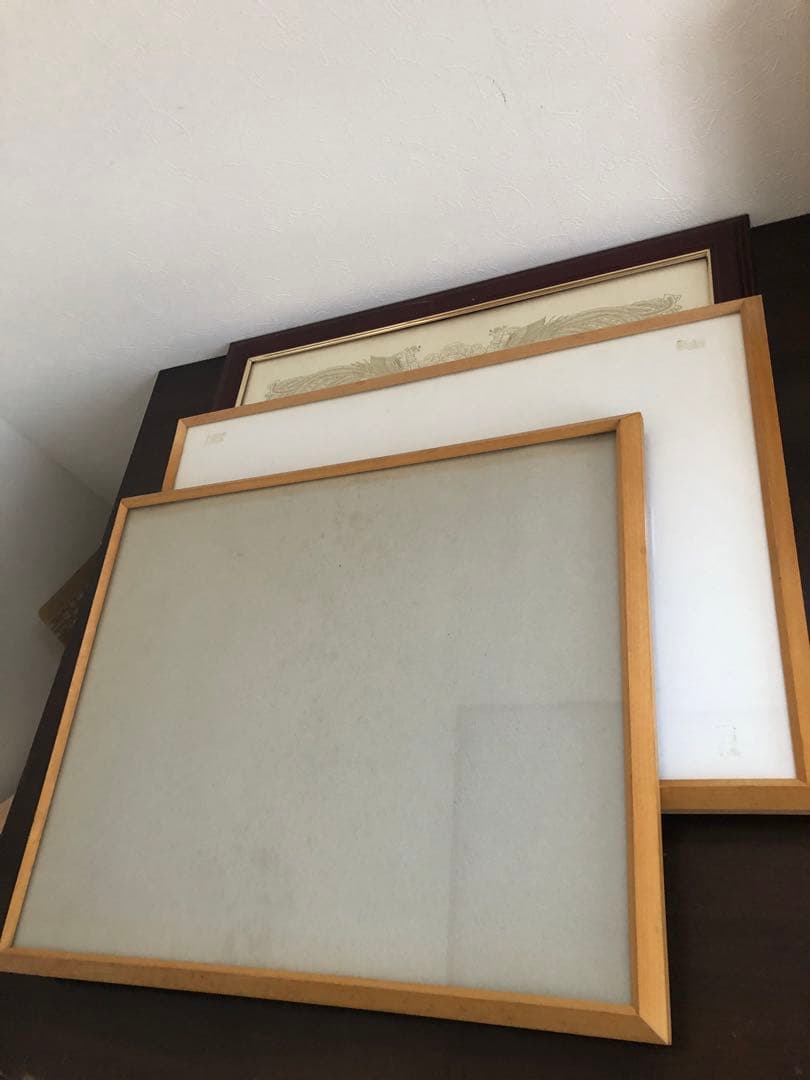 大型　額縁　6つ　フレームデッサン　ポスター　ガラス　世界堂