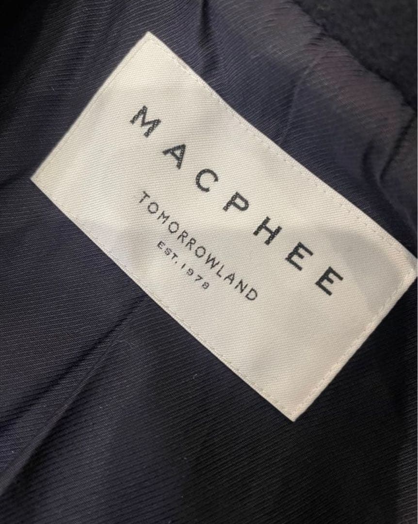 ❤︎クリーニング済❤︎MACPHEEマカフィー パイルメルトンオーバーサイズドコート