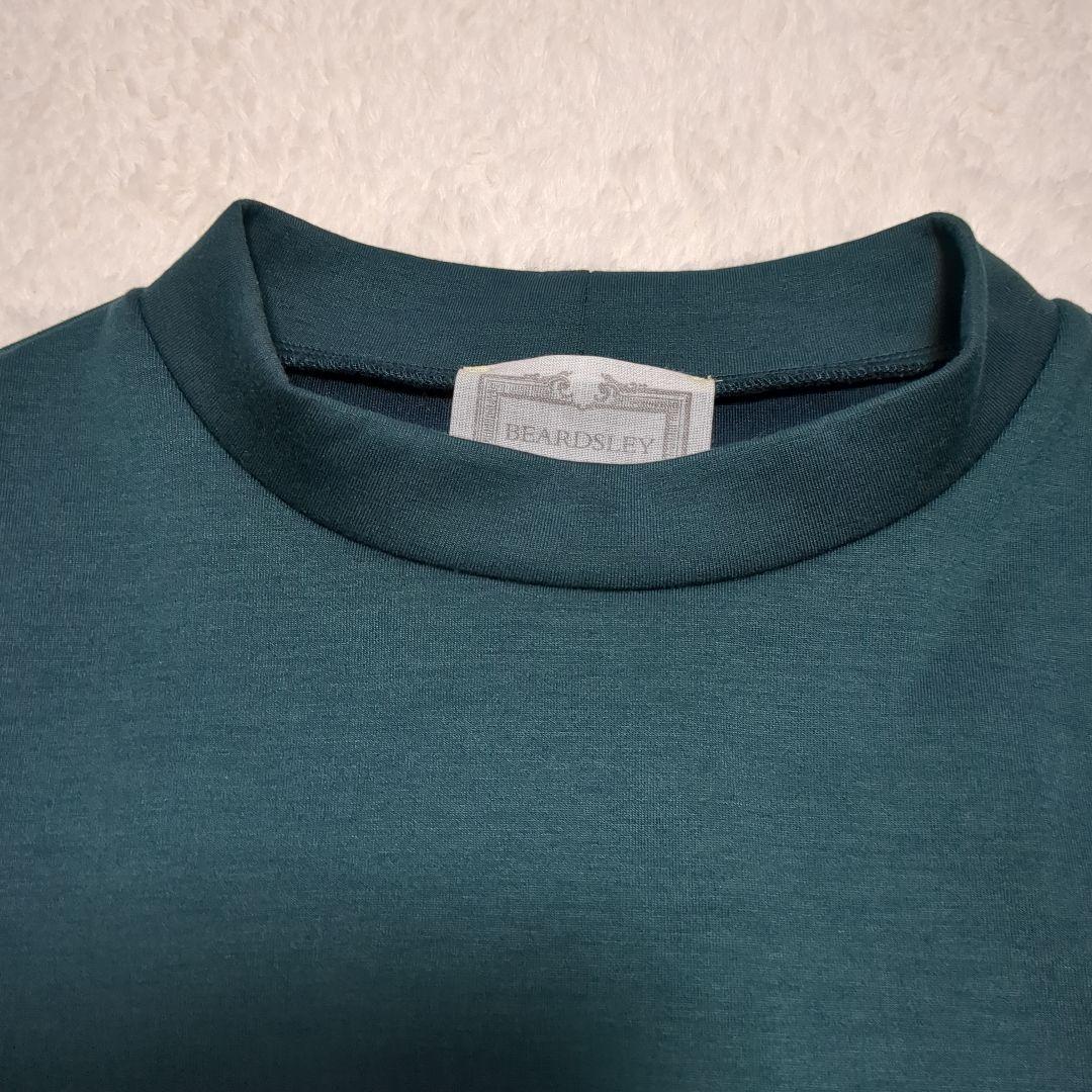 BEARDSLEY ✨洗える 後ろフレアバイカラーワンピース フリーサイズ