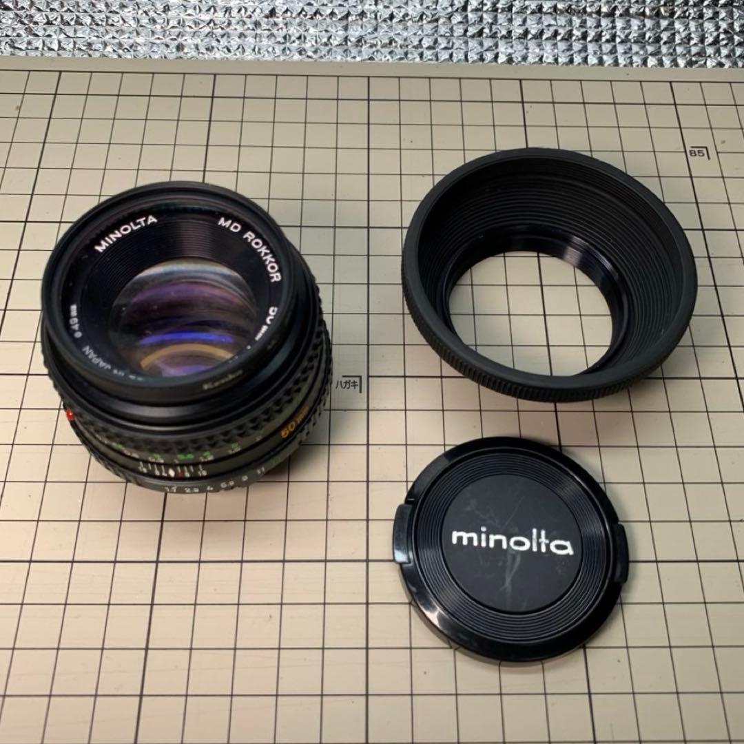 フィルムカメラ minolta XG-Sレンズ2個セット各種取説付属！