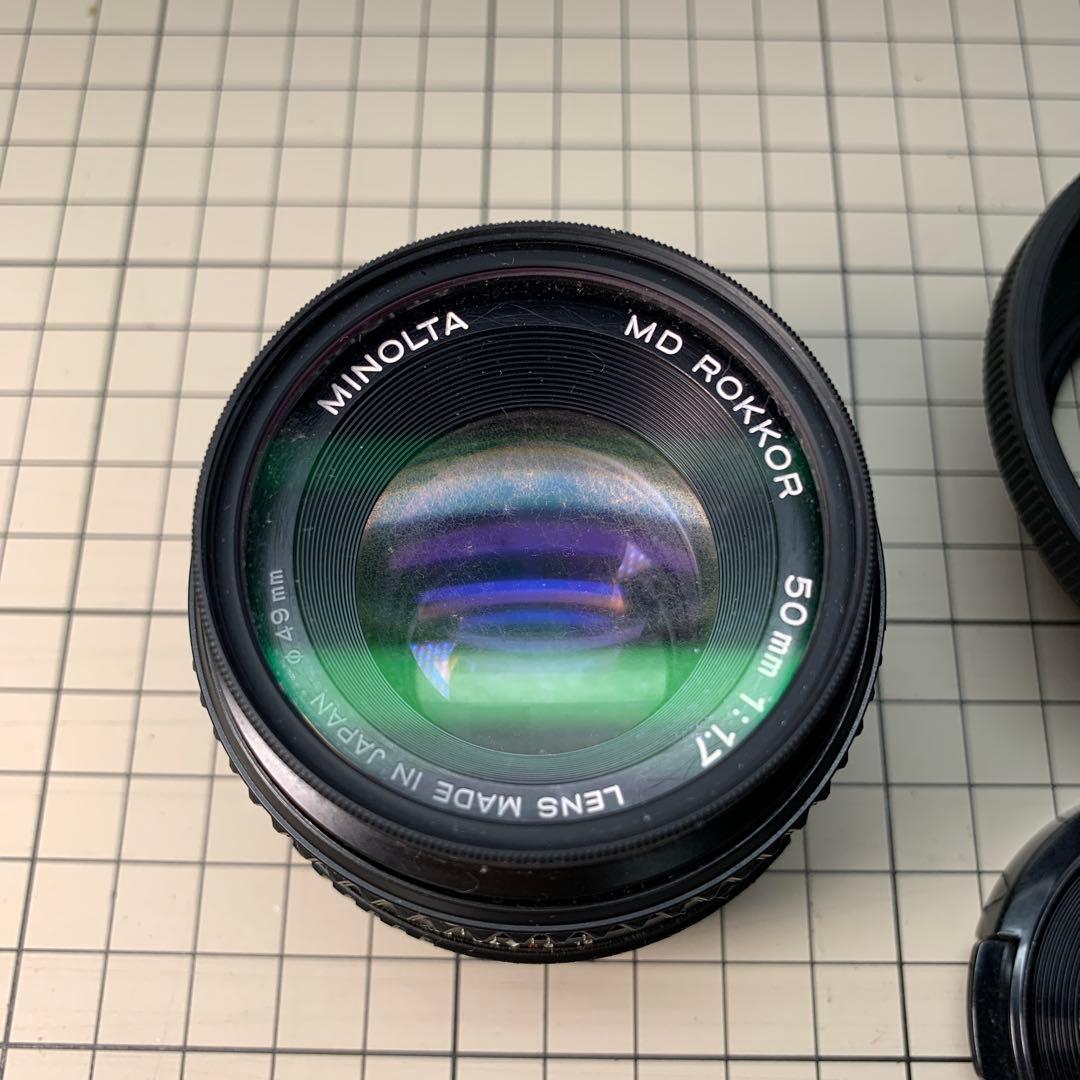 フィルムカメラ minolta XG-Sレンズ2個セット各種取説付属！