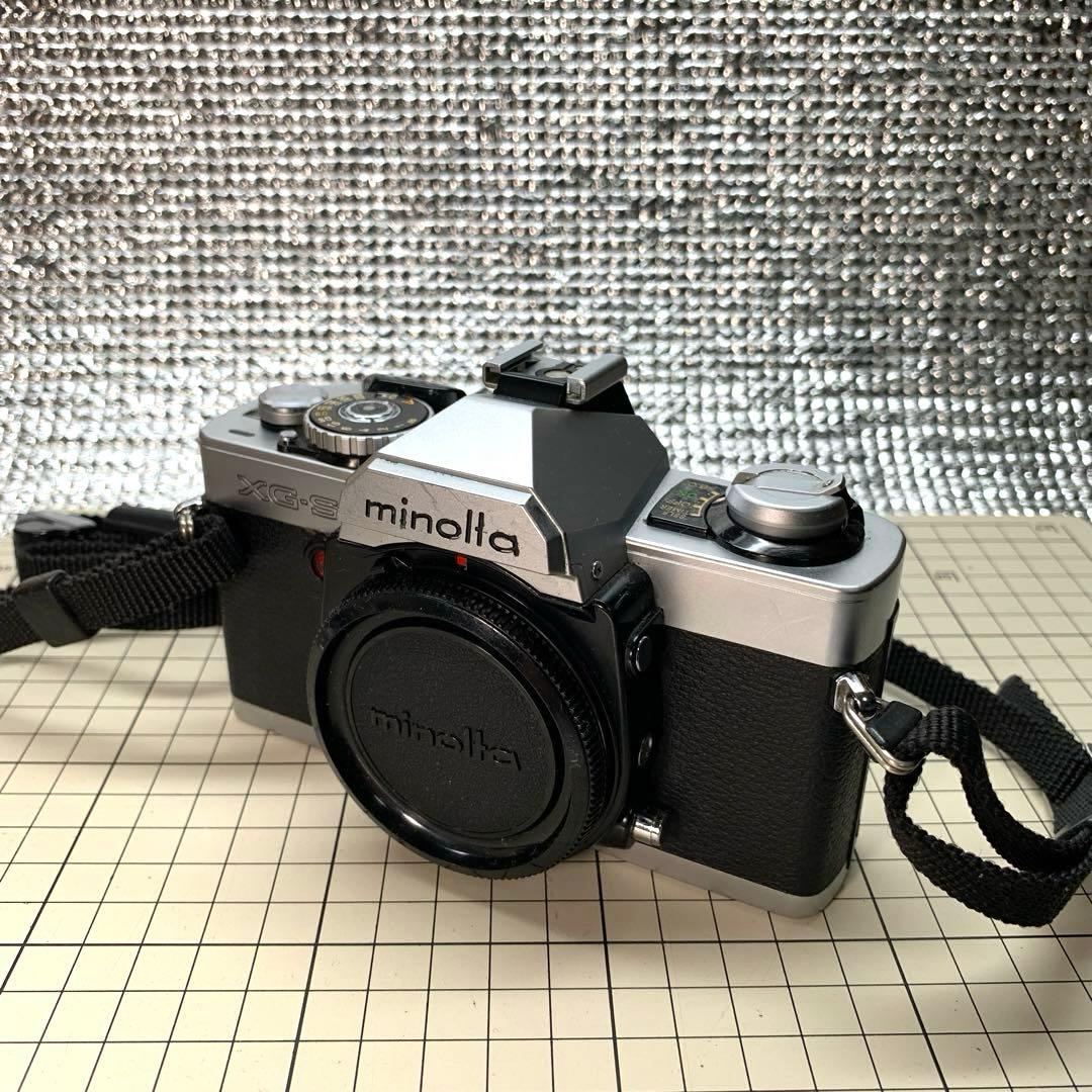 フィルムカメラ minolta XG-Sレンズ2個セット各種取説付属！