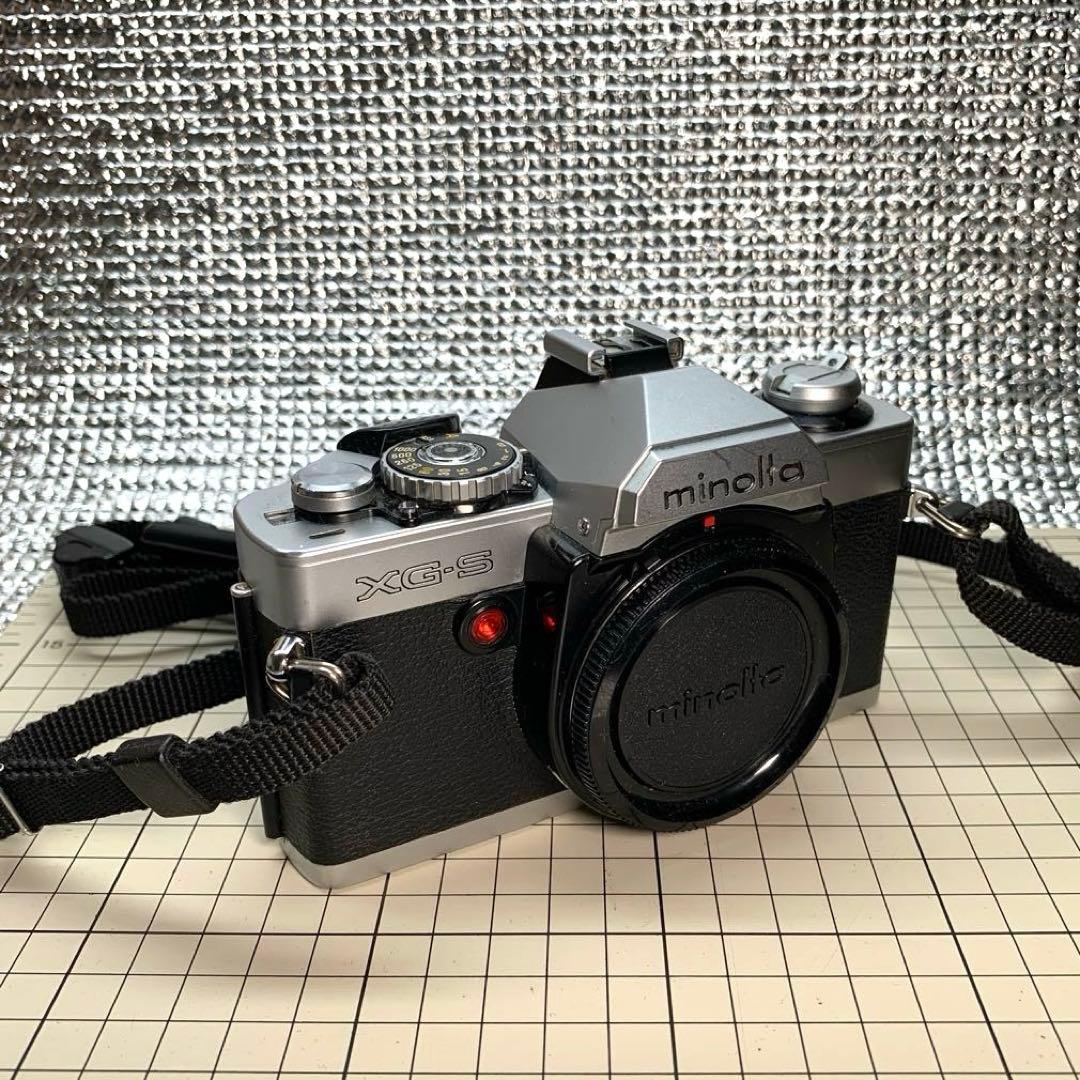 フィルムカメラ minolta XG-Sレンズ2個セット各種取説付属！