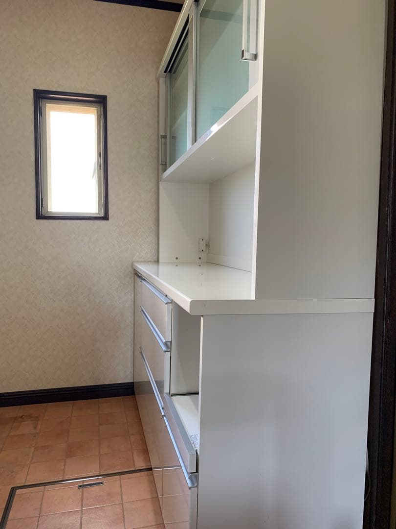 ニトリ NITORI キッチンボード 食器棚 マインド ホワイト 幅160