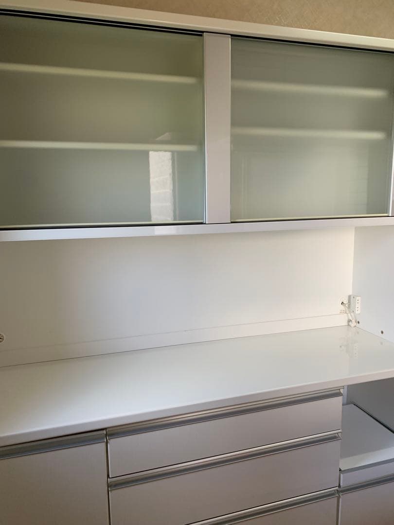 ニトリ NITORI キッチンボード 食器棚 マインド ホワイト 幅160