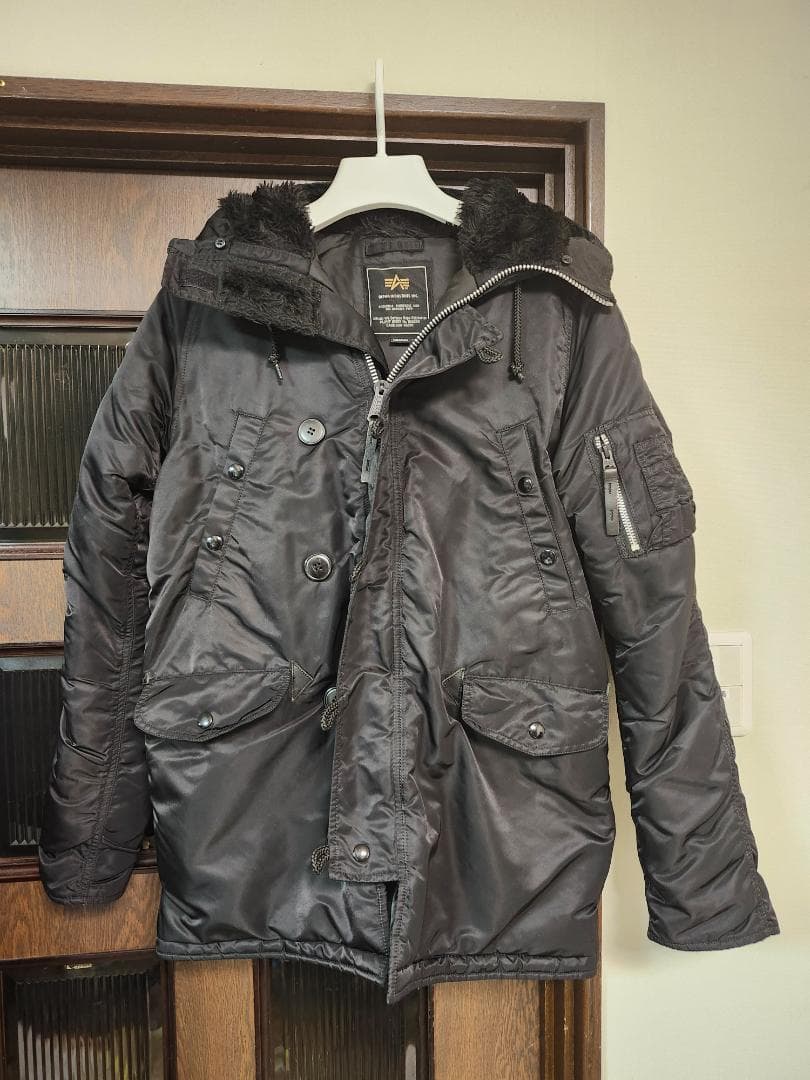 ALPHA INDUSTRIES N-3B フライトジャケット 黒 Mサイズ