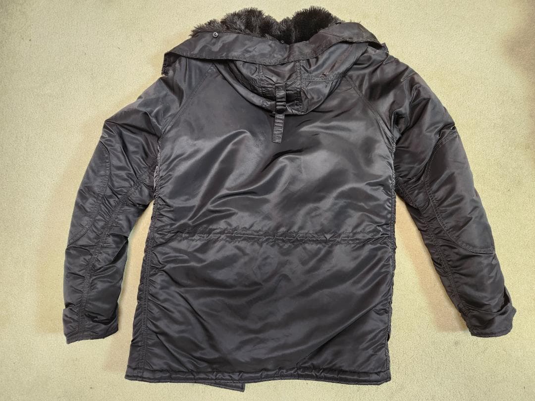 ALPHA INDUSTRIES N-3B フライトジャケット 黒 Mサイズ