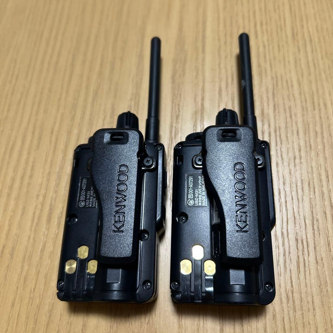 KENWOOD デミトスミニ トランシーバー (UBZ-M31) 2台セット