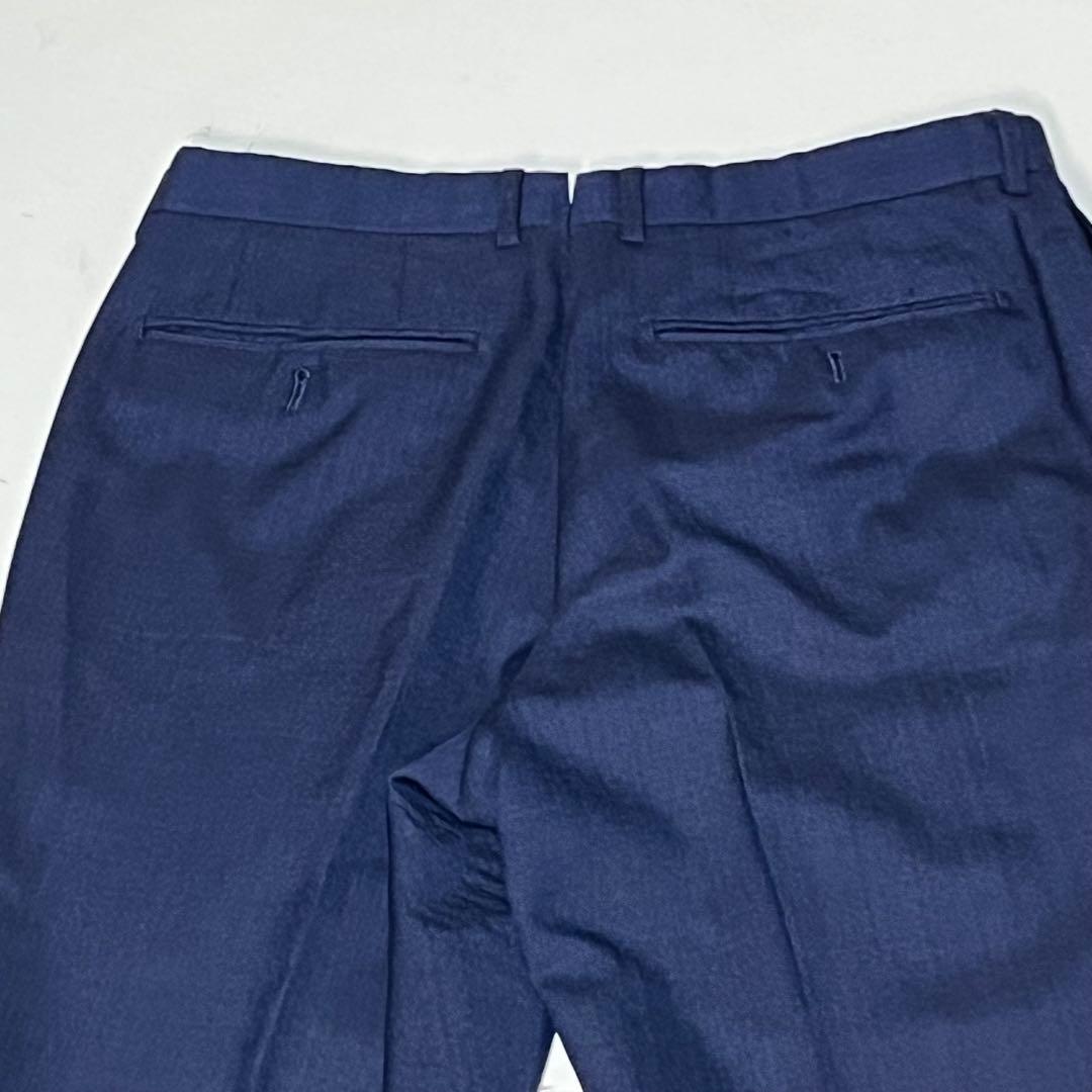 BEAMSF　ビームスエフ　スーツ　セットアップ　ネイビー 46