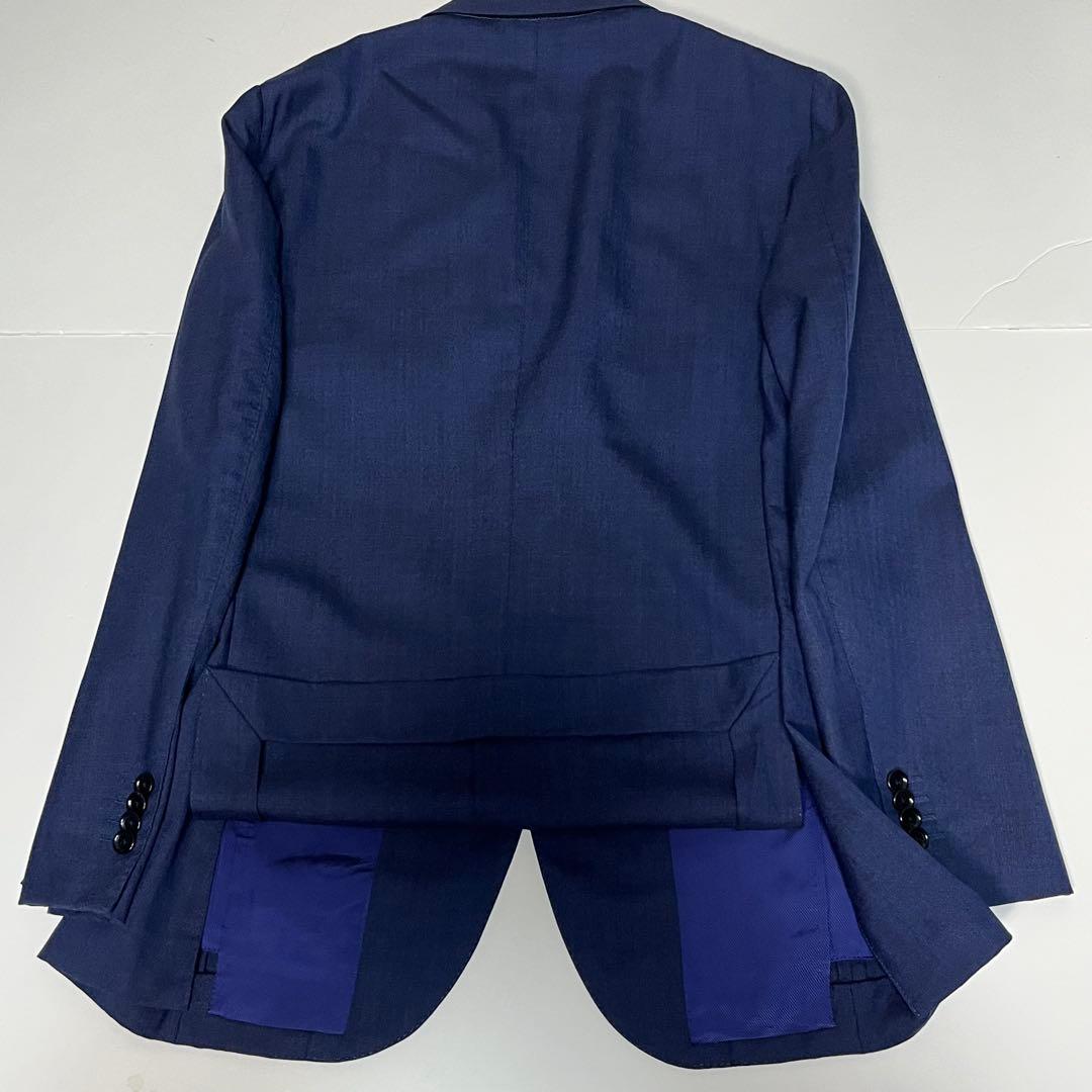 BEAMSF　ビームスエフ　スーツ　セットアップ　ネイビー 46