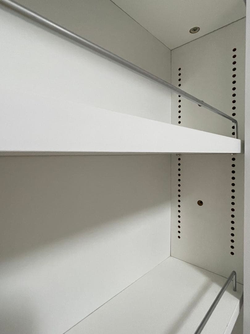 【ボックス付き収納ワゴン】リバーシブル(ホワイト/シルバー)ディノス