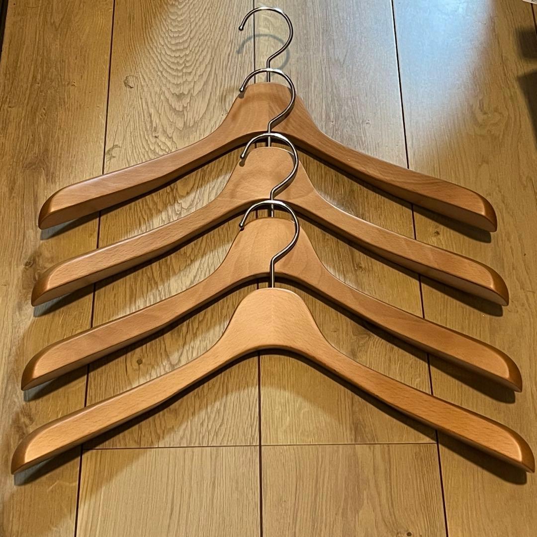 ナカタハンガー ジャケットハンガー AUT-06 4本セット 新品未使用