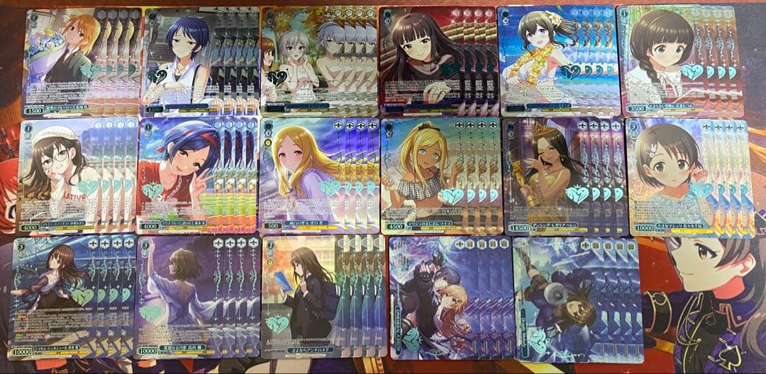 ヴァイスシュヴァルツ デレマスPB4コン＋旧弾パーツ