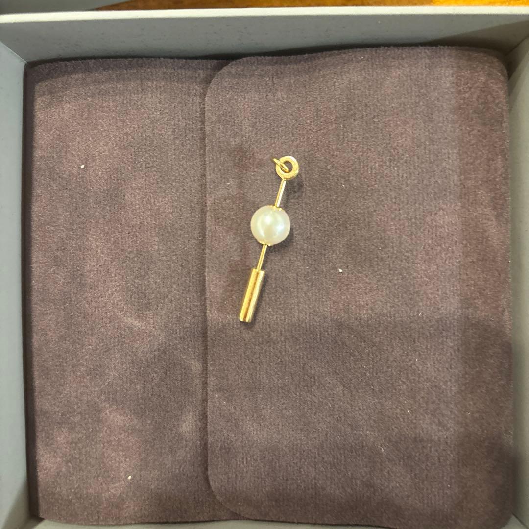 要確認Hirotaka スピアピアス　片耳用 石3点付き