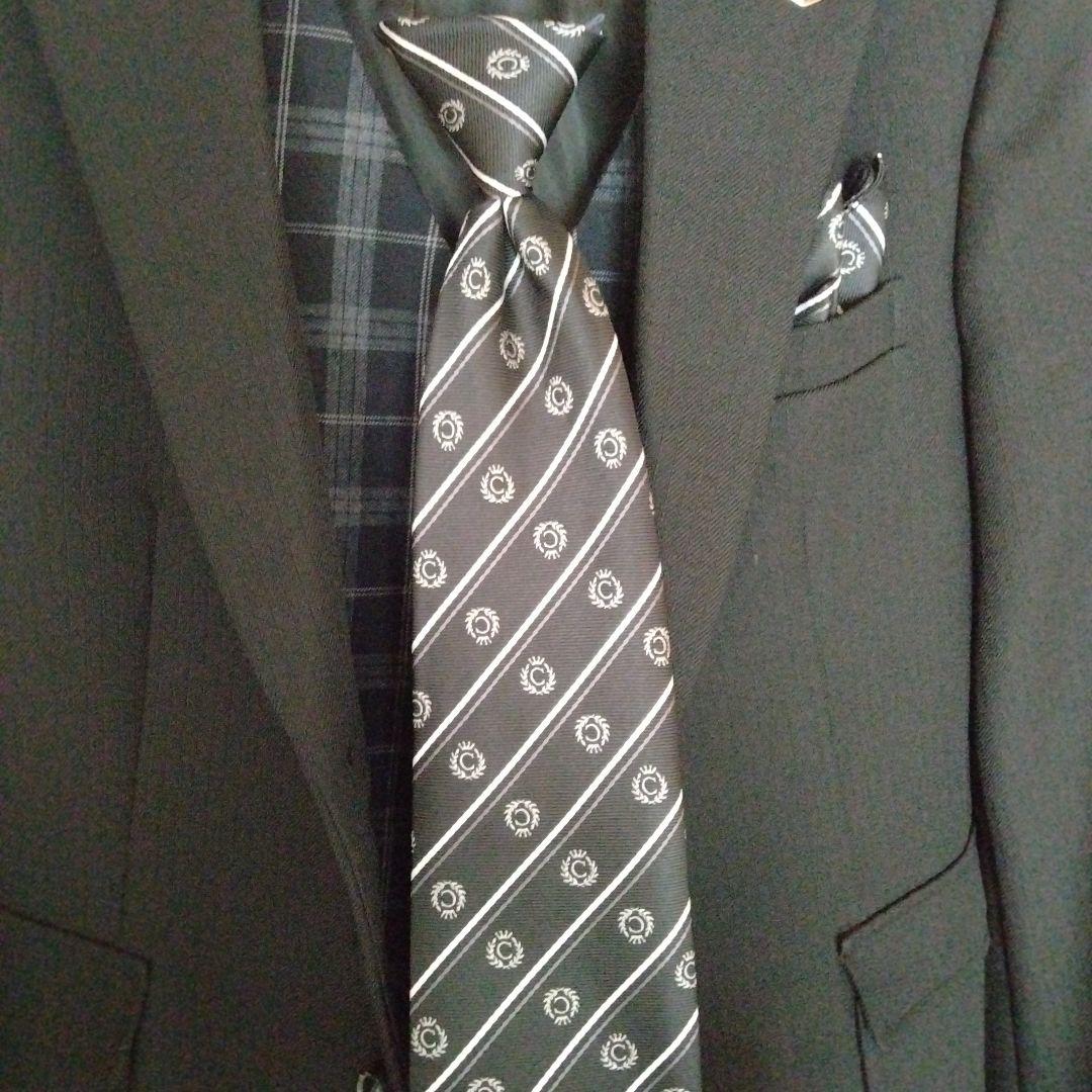 か*ん様 子供140 黒フォーマルスーツ(ベストあり)　セットCHPOIN