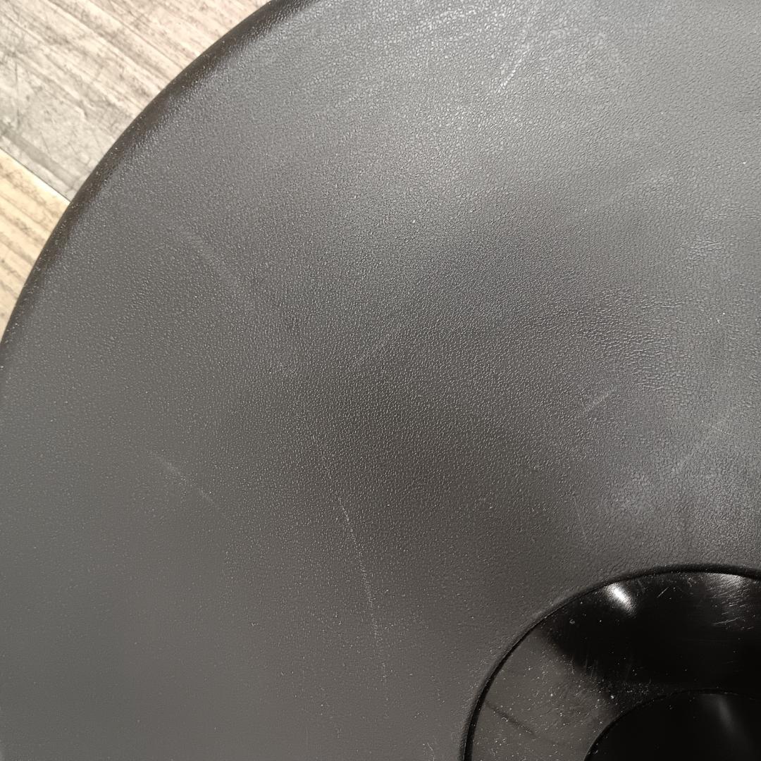 オカムラ　ピルエット　昇降　回転　スツール　スイング脚　グレー　ブラック脚