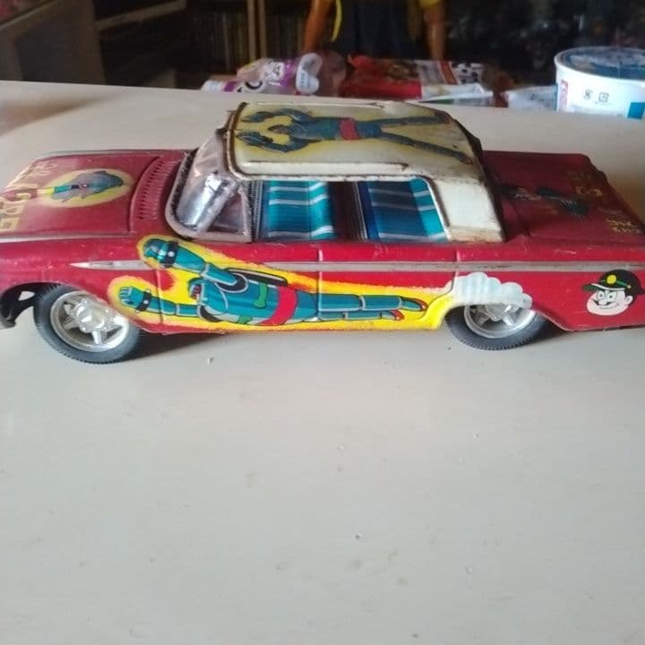 《昭：貴重》鉄人28号 ミニカー 赤