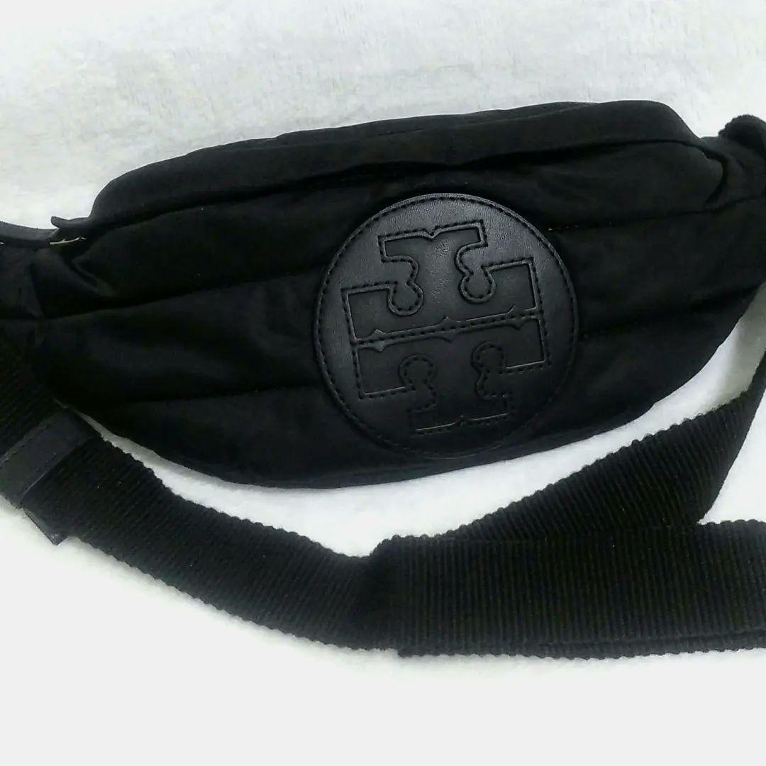 ✨美品★トリーバーチ★ ボディバッグ エラ 軽量 キルティング ブラック ロゴ