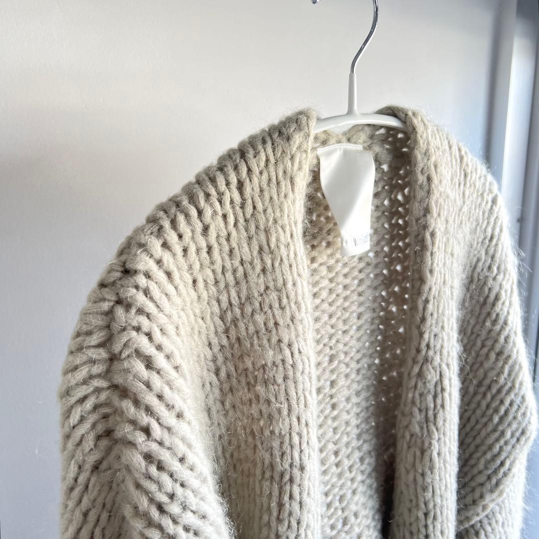 Whim Gazette オーバーサイズニットカーディガン