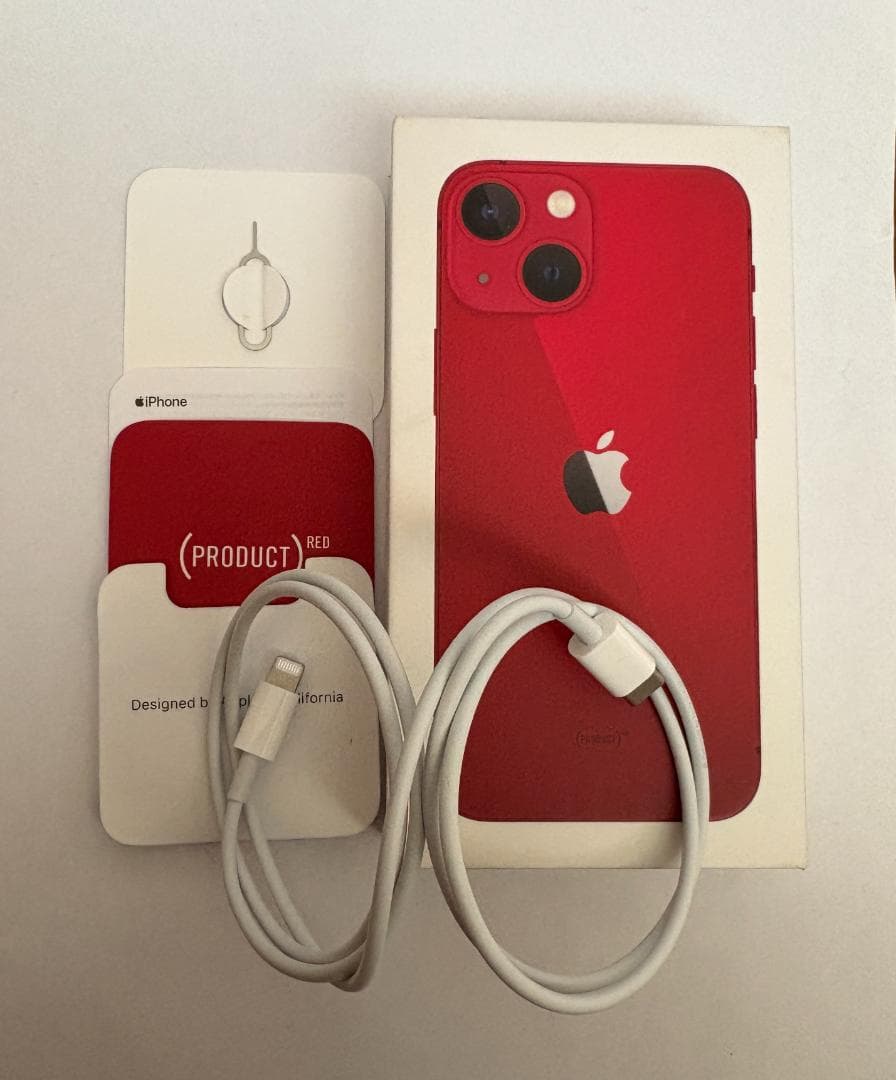 【美品】iPhone 13 mini 128GB RED｜SIMフリー