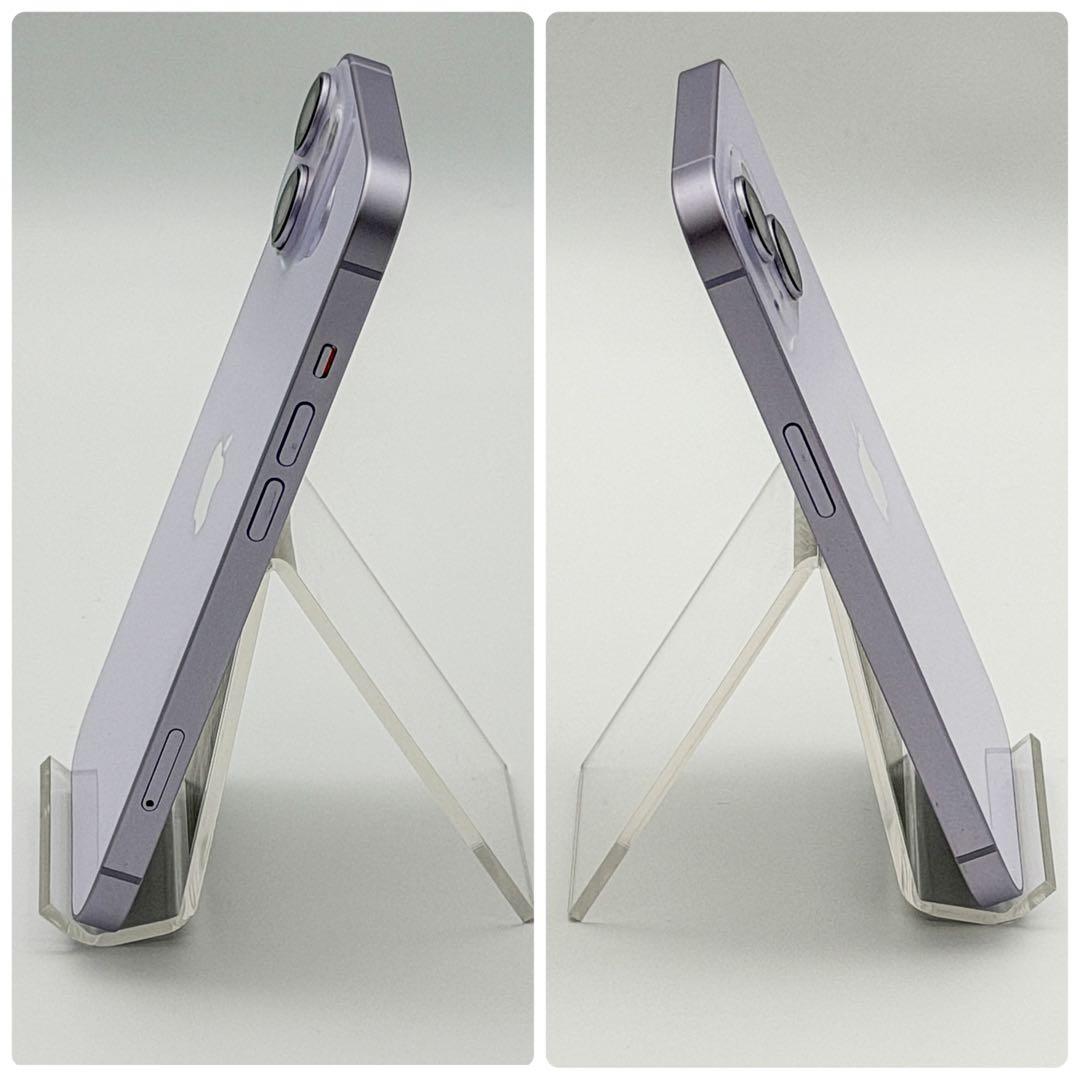 【未使用級】Apple アップル iPhone 14 パープル 本体 付属品付き